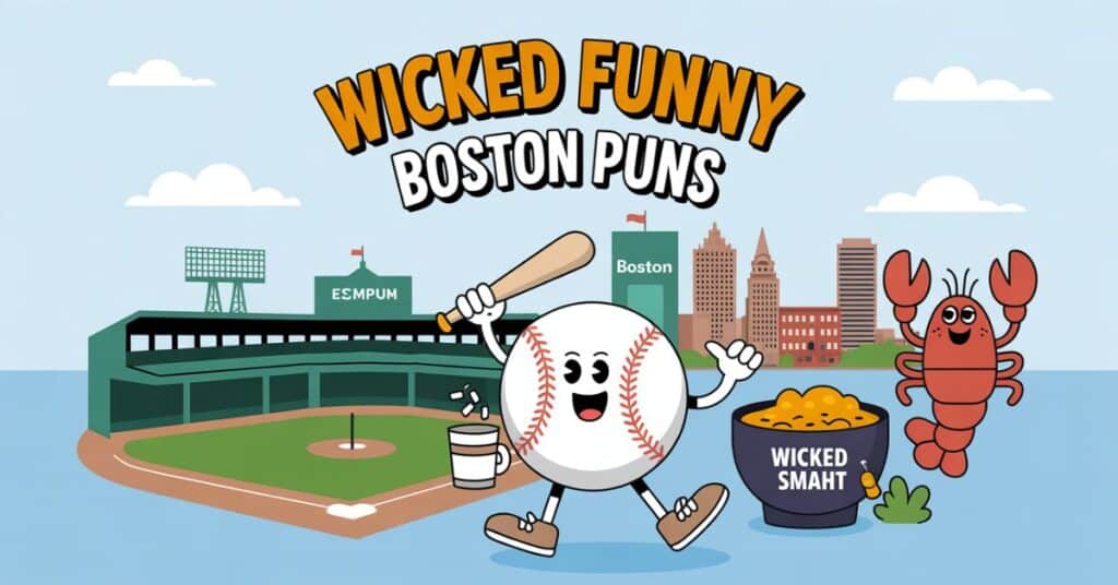 160 Boston Puns | Funny, Cute & Clever Captions Guide - Punfect