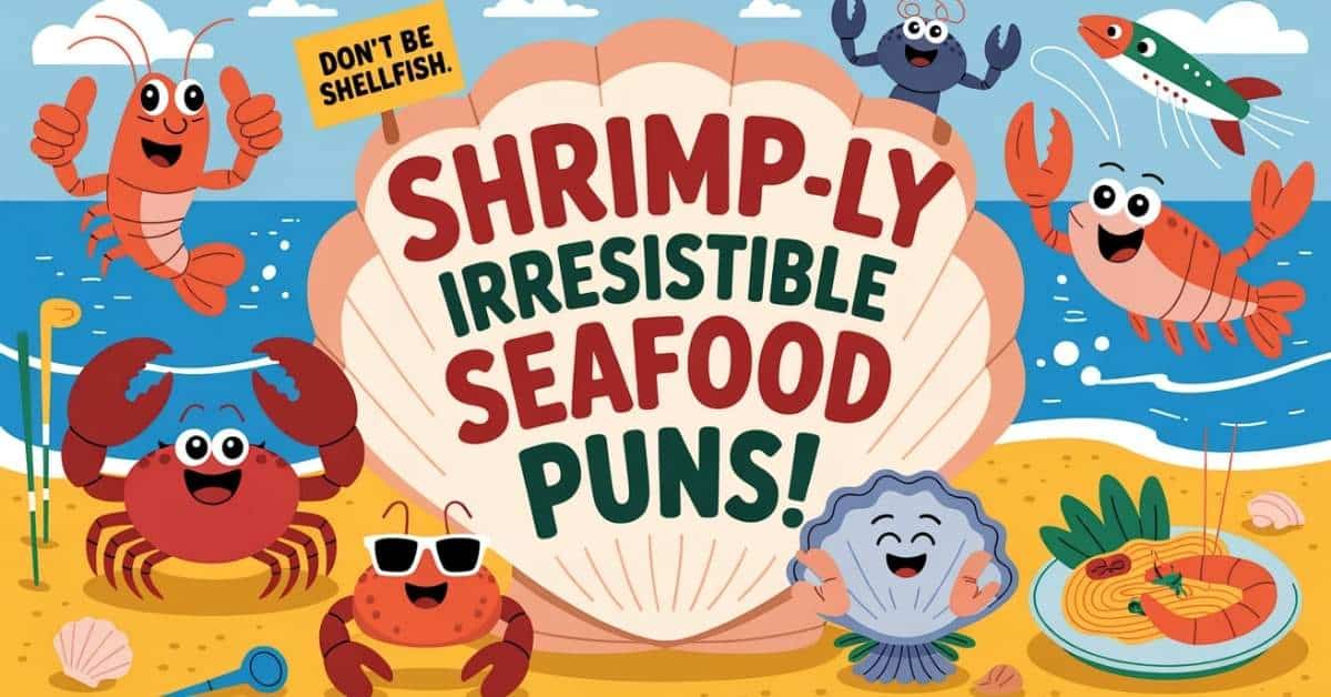 99+ Seafood Puns That Are Shrimp-ly Irresistible for Laughs - Punfect