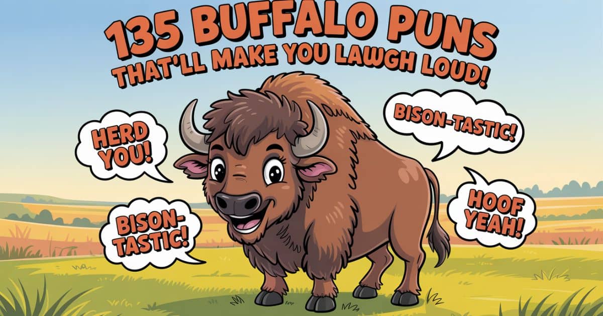 135 Buffalo Puns That’ll Make You Laugh Out Loud - Punfect