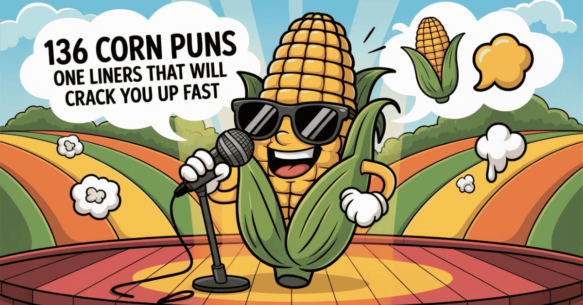 136 Corn Puns One Liners That Will Crack You Up Fast - Punfect