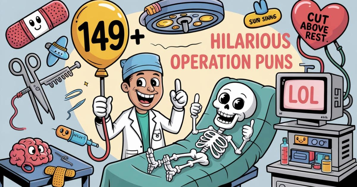 149+ Hilarious Operation Puns That Will Have You Laughing Out Loud - Punfect