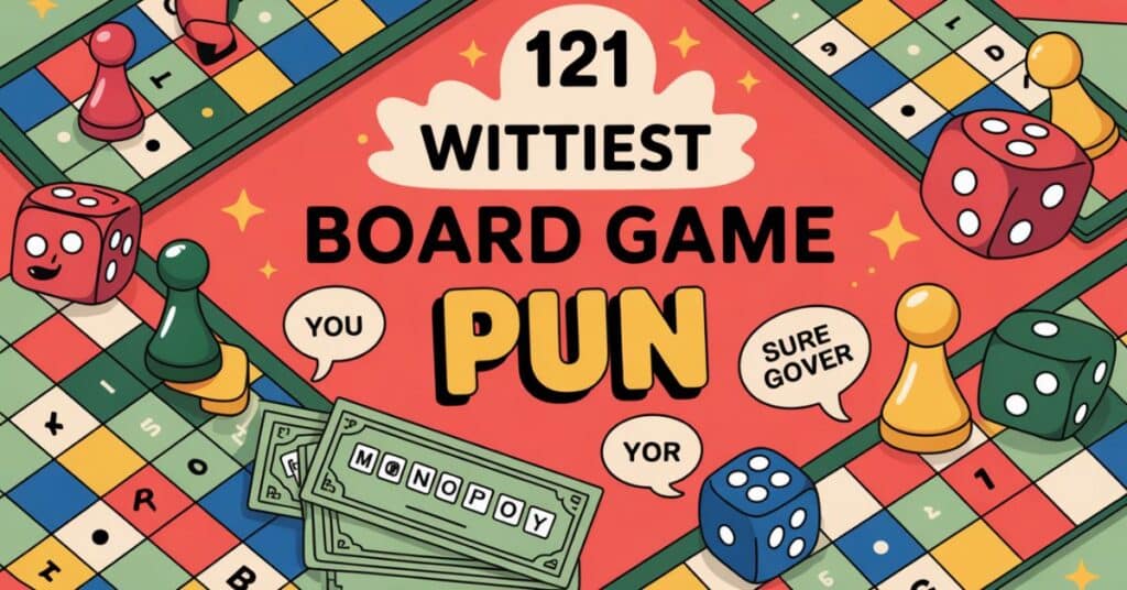 121 Wittiest Board Game Puns Sure To Roll You Over - Punfect