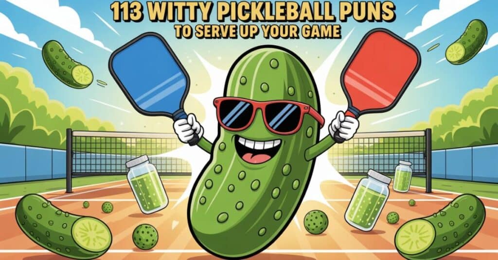 113 Witty Pickleball Puns to Serve Up Your Game - Punfect