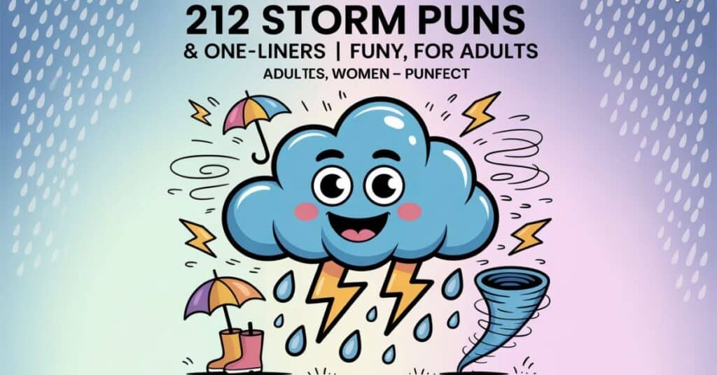 212 Storm Puns & One-Liners | Funny, For Kids, Adults, Women - Punfect