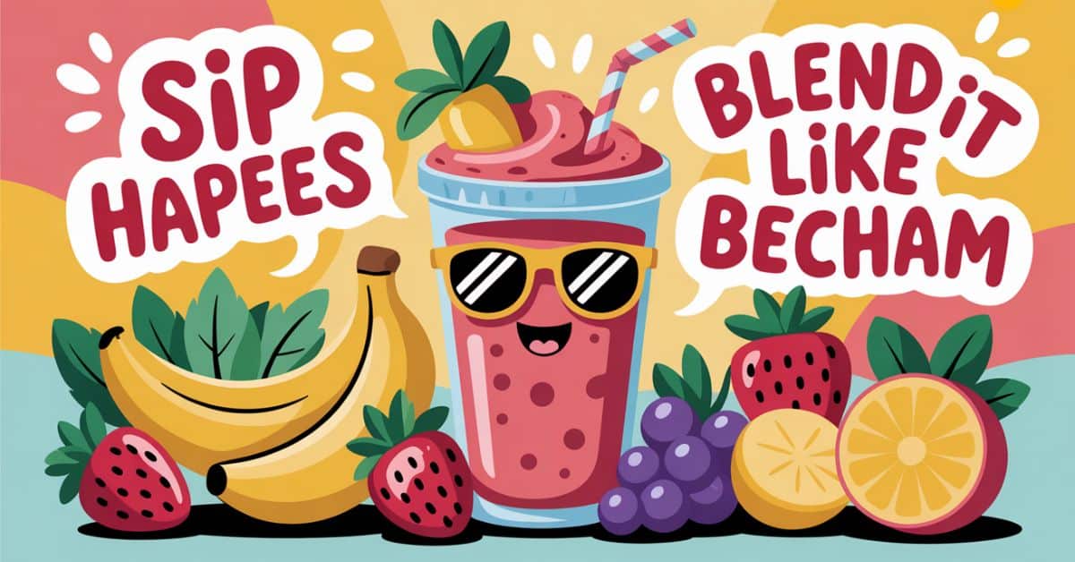 160 Smoothie Puns That Will Blend Up Your Day - Punfect