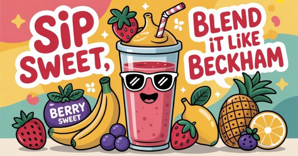 160 Smoothie Puns That Will Blend Up Your Day - Punfect