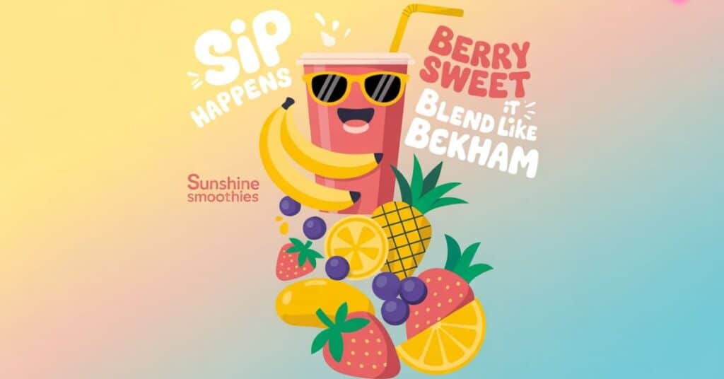 160 Smoothie Puns That Will Blend Up Your Day - Punfect