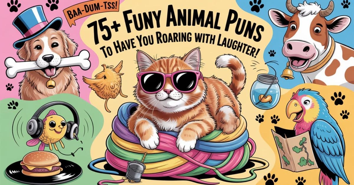 75+ Funny Animal Puns To Have You Roaring With Laughter - Punfect