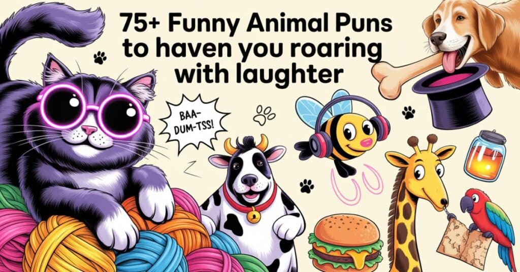 75+ Funny Animal Puns To Have You Roaring With Laughter - Punfect