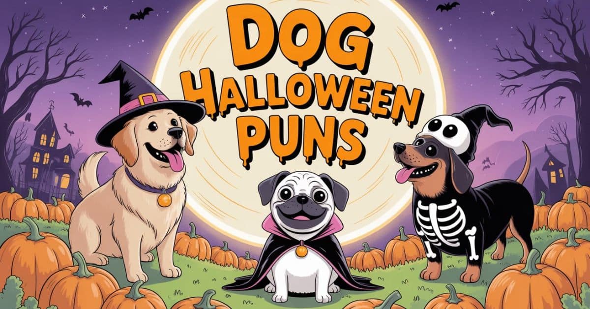 111 Dog Halloween Puns | Funny Halloween Puns to Make You Howl - Punfect