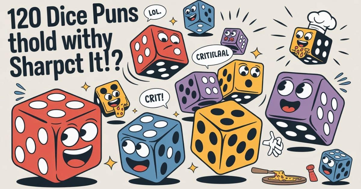120 Dice Puns That Will Shake Up Your Humor Game - Punfect