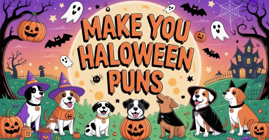 111 Dog Halloween Puns | Funny Halloween Puns to Make You Howl - Punfect