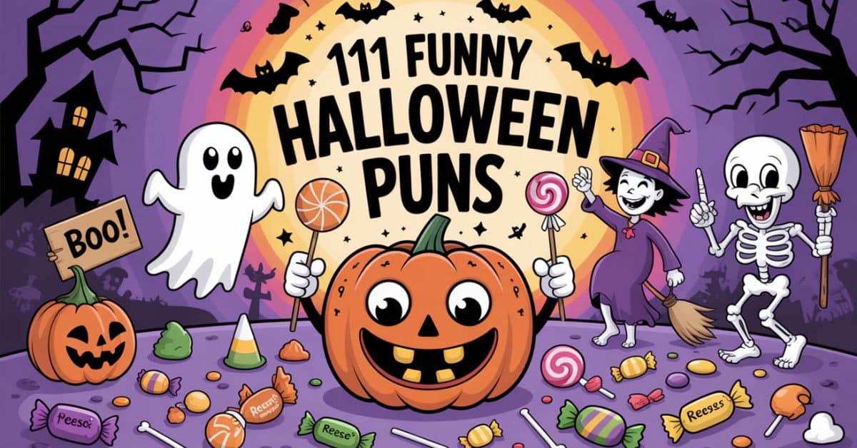 111 Funny Halloween Puns To Make You Shriek With Laughter - Punfect