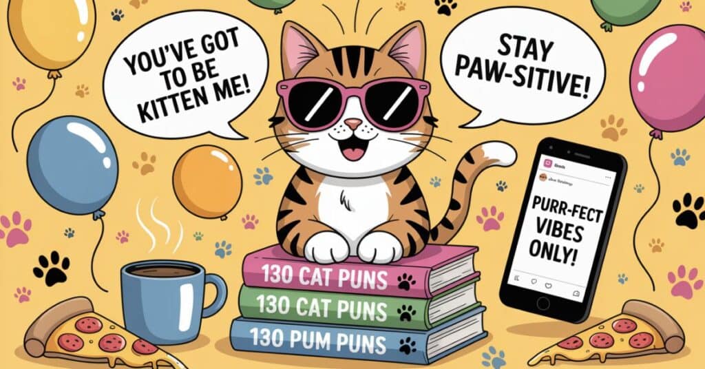130 Cat Puns - Punfect