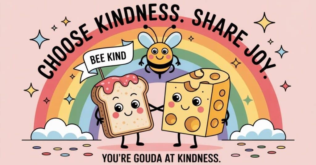 115+ Kindness Puns to Brighten Your Day with Laughter and Joy - Punfect