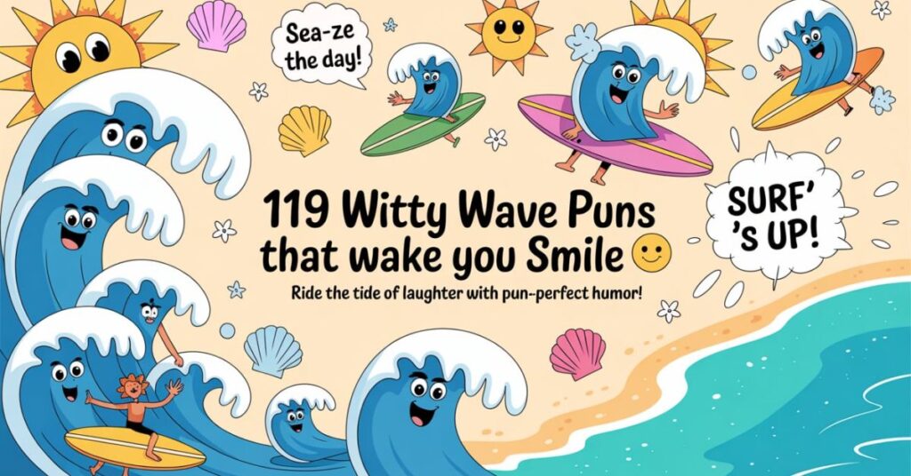 119 Witty Wave Puns That Will Make You Smile and Ride the Tide - Punfect