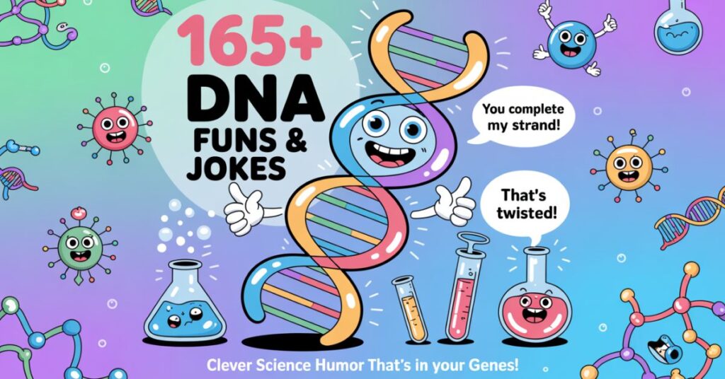 165+ Funny DNA Puns & Jokes One Liner - Punfect