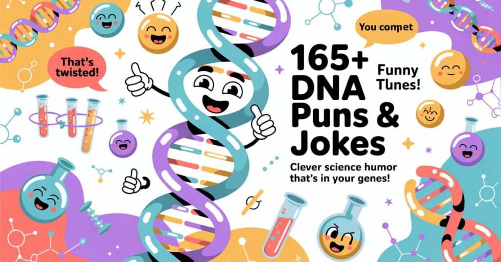 165+ Funny DNA Puns & Jokes One Liner - Punfect