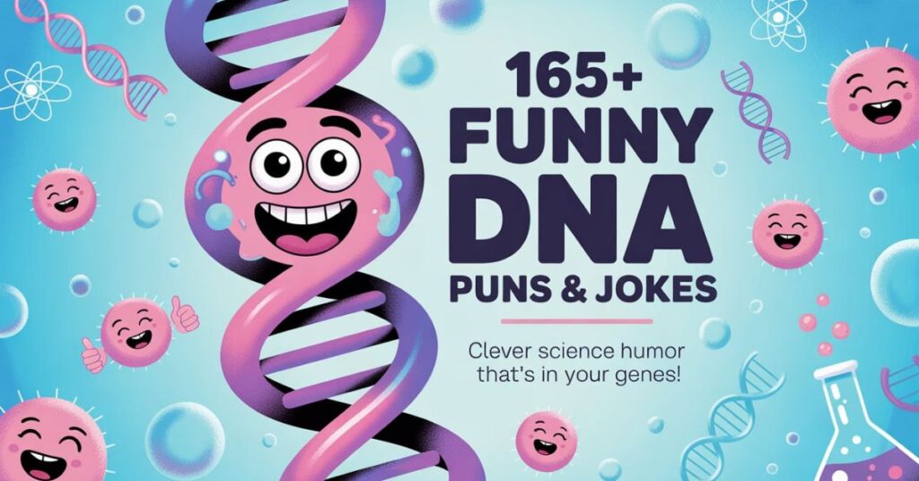 165+ Funny DNA Puns & Jokes One Liner - Punfect