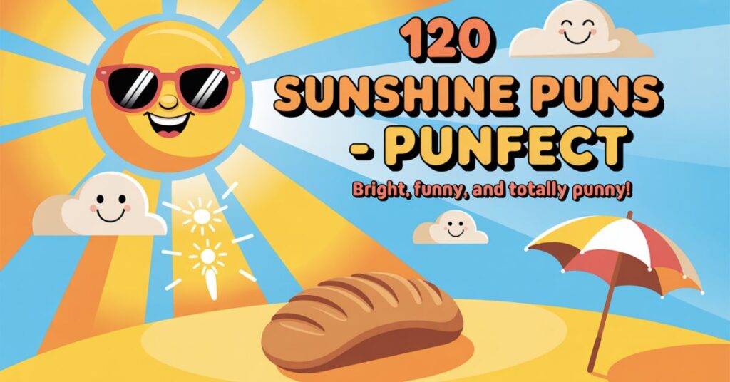 🌞 120 Sunshine Puns - Punfect