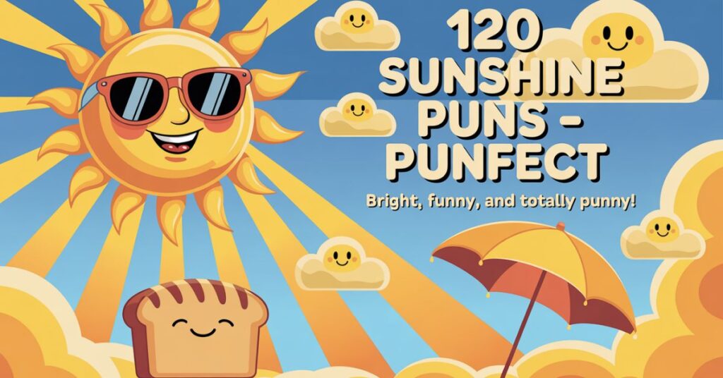 🌞 120 Sunshine Puns - Punfect