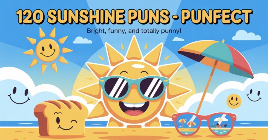 🌞 120 Sunshine Puns - Punfect