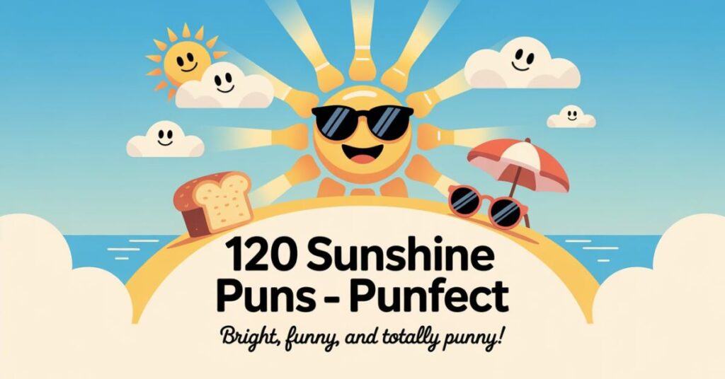 🌞 120 Sunshine Puns - Punfect