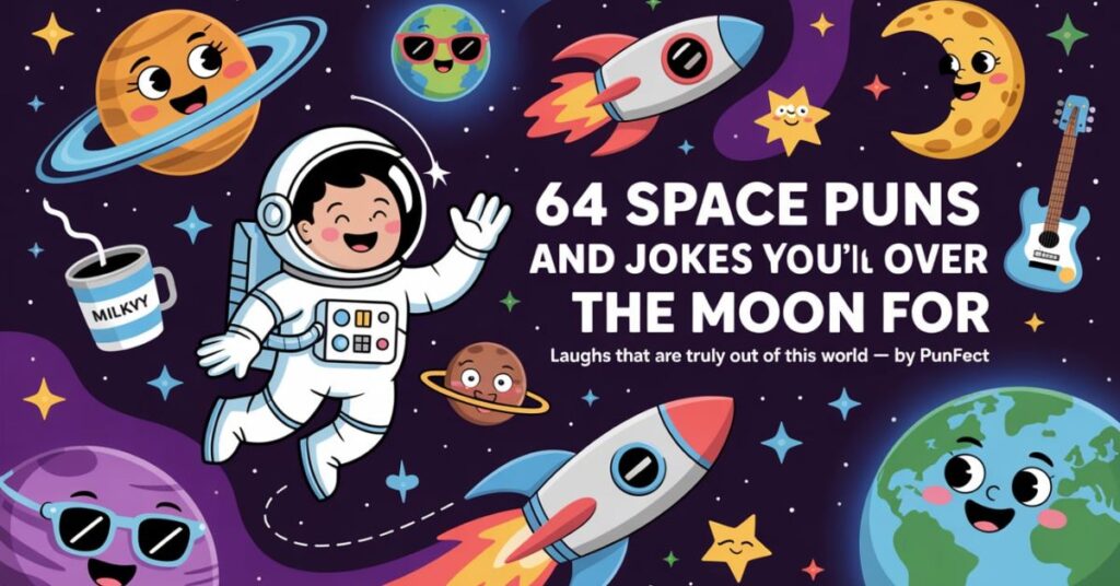 64 Space Puns and Jokes You’ll Be Over the Moon For - Punfect